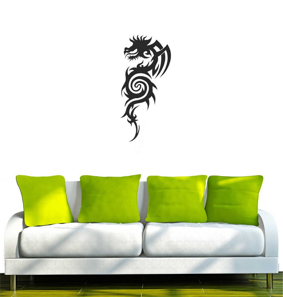 INDIGOS UG Wandtattoo Wandtattoo - Wandaufkleber - w91 Drache Drachen China INDIGOS UG Wandtattoo Wandtattoo - Wandaufkleber - w91 Drache Drachen China von INDIGOS UG