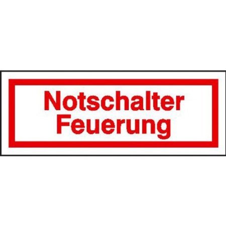 Indigos UG Aufkleber Notschalter Feuerung Hinweisschild zur Betriebskennzeinung- 8x3 cm - selbstklebender Sicherheits Aufkleber für Tür oder Wand - Warnschild für Gebäude, Hotel, Büro, Firma Indigos UG Aufkleber Notschalter Feuerung Hinweisschild zur Betriebskennzeinung- 8x3 cm - selbstklebender Sicherheits Aufkleber für Tür oder Wand - Warnschild für Gebäude, Hotel, Büro, Firma von INDIGOS UG
