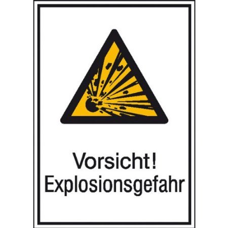 Indigos UG Aufkleber Vorsicht! Explosionsgefahr Warnschild - 13,1x18,5 cm - selbstklebender Sicherheits Aufkleber für Tür oder Wand - Warnschild für Gebäude, Hotel, Büro, Firma, Haus, Praxis Indigos UG Aufkleber Vorsicht! Explosionsgefahr Warnschild - 13,1x18,5 cm - selbstklebender Sicherheits Aufkleber für Tür oder Wand - Warnschild für Gebäude, Hotel, Büro, Firma, Haus, Praxis von INDIGOS UG