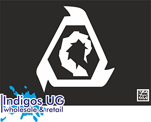Indigos UG Aufkleber Wherhood of NOD - 100x90mm weiß - Heckscheibe - Heckscheiben Aufkleber - Sticker Tuning Boot Auto Laptop LKW von INDIGOS UG