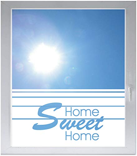 INDIGOS UG Sichtschutzfolie Glasdekorfolie Fensterfolie mit Motiv satiniert Blickdicht - w012 Home Sweet Home - 1000 mm Länge - 500 mm Höhe Streifen - selbstklebend - matt - für Bad INDIGOS UG Sichtschutzfolie Glasdekorfolie Fensterfolie mit Motiv satiniert Blickdicht - w012 Home Sweet Home - 1000 mm Länge - 500 mm Höhe Streifen - selbstklebend - matt - für Bad von INDIGOS UG