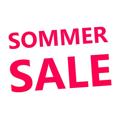 Indigos UG Schaufenster Aufkleber Sommer Sale - Neonpink - 60 cm - Fensterfolie Sticker erstellen - Geschäft, Einzelhandel - individuelle Beschriftung Indigos UG Schaufenster Aufkleber Sommer Sale - Neonpink - 60 cm - Fensterfolie Sticker erstellen - Geschäft, Einzelhandel - individuelle Beschriftung von INDIGOS UG