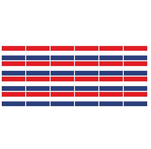 INDIGOS UG - Mini Aufkleber Set - Pack glatt - 33x20mm - selbstklebender Sticker - Niederlande - Flagge - Banner - Standarte fürs Auto, Büro, zu Hause und die Schule - 24 Stück - für Auto, Laptop von INDIGOS UG