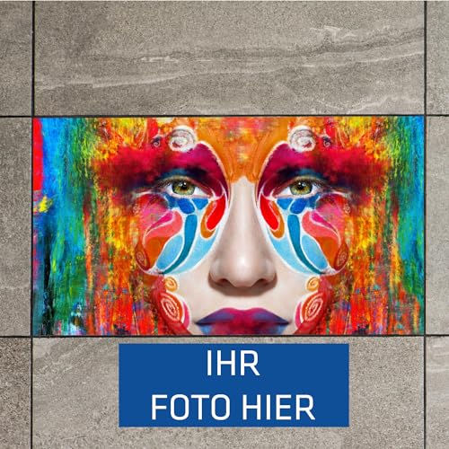 Fliesenaufkleber ab 1 Stück - 14x19cm - individuell personalisiert mit Foto oder Bild - Fotofliese - Wandfliese Aufkleber - Klebefliesen für Wand - Stickerfliesen Küche, Bad, WC, Bordüre von INDIGOS