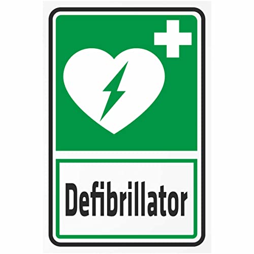 INDIGOS UG - Alu - Dibond Schilder 3mm - Sicherheit - Defibrillator - 300x200 mm - Hotel, Firma, Schutz, KITA, Arzt, Praxis, Wohnung INDIGOS UG - Alu - Dibond Schilder 3mm - Sicherheit - Defibrillator - 300x200 mm - Hotel, Firma, Schutz, KITA, Arzt, Praxis, Wohnung von INDIGOS