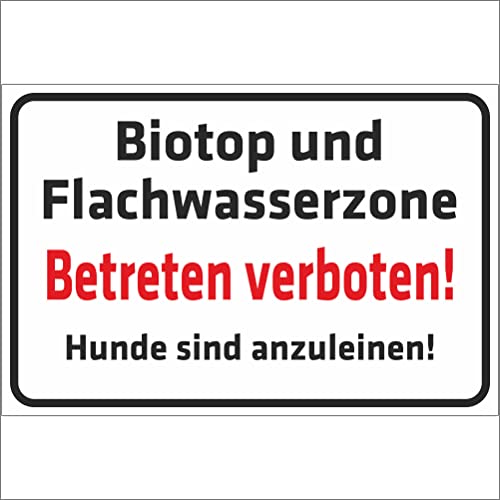 INDIGOS UG - Aluverbundplatte Schilder 3mm - Sicherheit - Kreuzkrötenbiotop - Biotop und Flachwasserzone - 300x200 mm - Hotel, Firma, Schutz, KITA, Arzt, Praxis, Wohnung INDIGOS UG - Aluverbundplatte Schilder 3mm - Sicherheit - Kreuzkrötenbiotop - Biotop und Flachwasserzone - 300x200 mm - Hotel, Firma, Schutz, KITA, Arzt, Praxis, Wohnung von INDIGOS