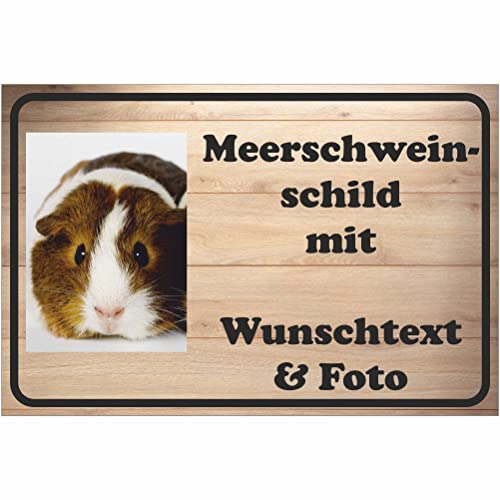 INDIGOS UG - Aufkleber - Meerschwein - mit Wunschtext und Foto - Spruch - Design Deko Geschenkidee individuell personalisiert - Schilder selbst gestalten INDIGOS UG - Aufkleber - Meerschwein - mit Wunschtext und Foto - Spruch - Design Deko Geschenkidee individuell personalisiert - Schilder selbst gestalten von INDIGOS