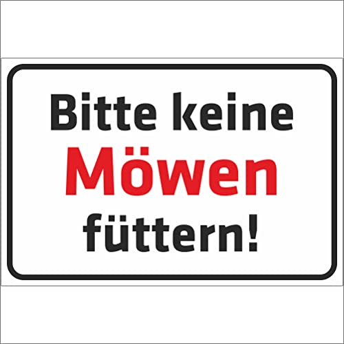 Indigos UG Aufkleber Bitte Keine Möwen füttern - 300x200 mm - Hotel, Firma, Schutz, Kita, Arzt, Praxis, Wohnung - Sicherheit - Warnung Indigos UG Aufkleber Bitte Keine Möwen füttern - 300x200 mm - Hotel, Firma, Schutz, Kita, Arzt, Praxis, Wohnung - Sicherheit - Warnung von INDIGOS