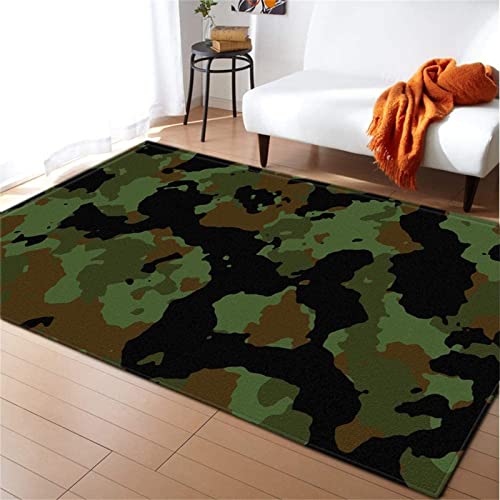 INDIRAN Camouflage Druck Wohnzimmer Couchtisch Teppich Nach Hause übergrößen Raum Schlafzimmer Nachttisch Bereich Teppich Tatami Bodenmatten von INDIRAN