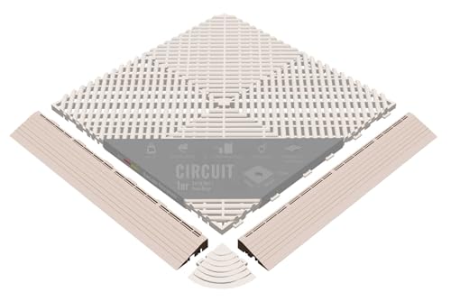 IYG Floor - Garagenboden Belag Fliesen Garagen Boden Matten Werkstatt Kunststoff Belag Werkstattboden Klickfliesen Platte Garage Tile von INDIVIDUALise your CAR