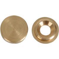 Beutel mit 10 vergoldeten Perlenbesätzen 14 mm von INDUS