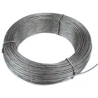 Rolle 100m Stahlkabel 4mm 6x7+1 ind von INDUS