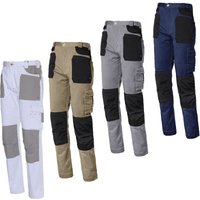 Industrial Starter - Stretch 8730 Stretch Arbeitshose - m - Grau von INDUSTRIAL STARTER