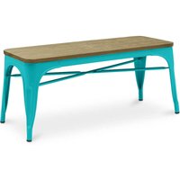 Bank - Industriedesign - Holz und Metall - Stylix Pastellgrün von INDUSTRIAL STYLE