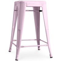 Barhocker - Industriedesign - 60cm - Neuauflage - Stylix Pastellpink von INDUSTRIAL STYLE
