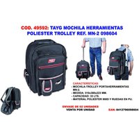 Tayg MN-2 Polyester-Trolley-Werkzeugrucksack 098604 von INDUSTRIAS TAYG