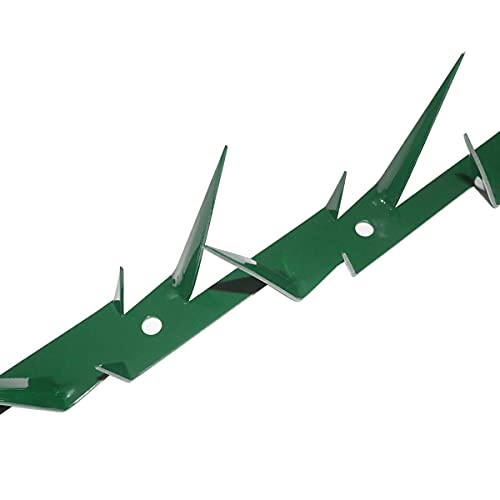 5x Wall Spikes - Mauerspitzen - Zaun Übersteigschutz - Grün - L: 1250 mm - 1,25 m von INDUTEC