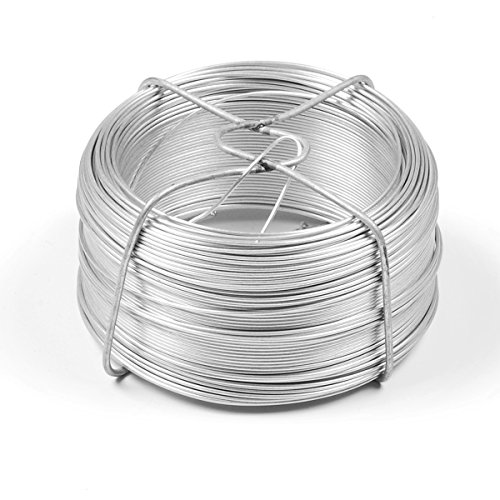 INDUTEC Drahtspinne Drahtrolle Drahtspule Draht verzinkt 1,4 mm - Länge 100 m von INDUTEC