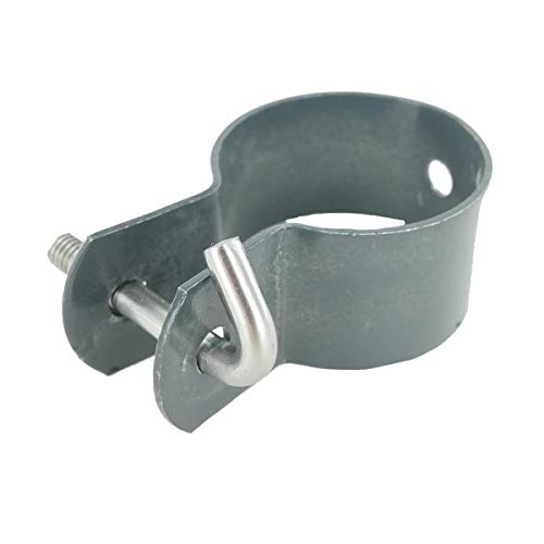 INDUTEC Hakenschelle Ø40mm - anthrazit - Geflechtspannstäbe Schelle von INDUTEC