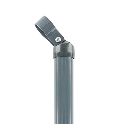 INDUTEC Zaunstreben - 34 x 1750 - für Maschendraht Drahtzaun - anthrazit pulverbeschichtet - mit Schelle INDUTEC Zaunstreben - 34 x 1750 - für Maschendraht Drahtzaun - anthrazit pulverbeschichtet - mit Schelle von INDUTEC