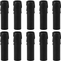 10er-Pack E14-Kerzenfassungsabdeckungen, Tropfendesign aus geschmolzenem Wachs, zum Ersetzen und Dekorieren von Kronleuchtern und Kerzenständern von INEASICER