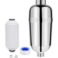 16-stufiger Universal-Duschkopffilter, entfernt Chlor und Schwermetalle. Austauschbarer Wasserreiniger, kompatibel mit allen Duschköpfen. 16-stufiger Universal-Duschkopffilter, entfernt Chlor und Schwermetalle. Austauschbarer Wasserreiniger, kompatibel mit allen Duschköpfen. von INEASICER