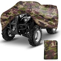 190T Outdoor-Abdeckung Plane Schutz für ATV Motorrad Quad Wasserdicht Anti-UV Camouflage 256×110×120CM, ATV Quad Abdeckung Schwere 190T Outdoor-Abdeckung Plane Schutz für ATV Motorrad Quad Wasserdicht Anti-UV Camouflage 256×110×120CM, ATV Quad Abdeckung Schwere von INEASICER