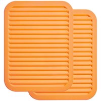 2er-Pack Silikon-Untersetzer für heiße Töpfe und Pfannen, hitzebeständiges echtes Silikon, multifunktionaler, langlebiger Untersetzer für heiße 2er-Pack Silikon-Untersetzer für heiße Töpfe und Pfannen, hitzebeständiges echtes Silikon, multifunktionaler, langlebiger Untersetzer für heiße von INEASICER