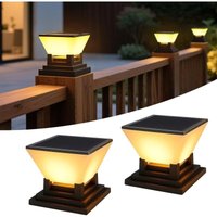 2er-Pack Solar-Pfostenkappen – Solar-Pfostenkappe 7 x 7, 8 x 8, 9 x 9, 10 x 10 cm – IP65 wasserdicht – 10–12 Stunden – 3 Modi – Solar-Gartenleuchte 2er-Pack Solar-Pfostenkappen – Solar-Pfostenkappe 7 x 7, 8 x 8, 9 x 9, 10 x 10 cm – IP65 wasserdicht – 10–12 Stunden – 3 Modi – Solar-Gartenleuchte von INEASICER