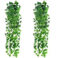 2er-Pack künstliche Hängeranken, 99,1 cm – künstlicher hängender Efeu – fallende Frühlingsblätter – künstliche Ranken für Wand, Schlafzimmer, 2er-Pack künstliche Hängeranken, 99,1 cm – künstlicher hängender Efeu – fallende Frühlingsblätter – künstliche Ranken für Wand, Schlafzimmer, von INEASICER
