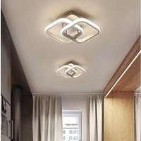 2er-Set moderne Deckenleuchten, 3000 K – 6000 K, verstellbare Beleuchtungskörper für Esszimmer, Küche, Schlafzimmer, Flur, Büro (weiß) von INEASICER