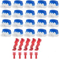 30 Stück Kabelverbinder/T-Abzweigverbinder, wasserdichter, mit Gel gefüllter elektrischer Verbinder, Gartenklemmen ohne Abisolieren 30 Stück Kabelverbinder/T-Abzweigverbinder, wasserdichter, mit Gel gefüllter elektrischer Verbinder, Gartenklemmen ohne Abisolieren von INEASICER