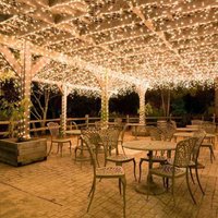 30 m lange Lichterkette mit 300 LEDs, wasserdicht, Perlen, Beleuchtung, Dekoration, Festivals, Weihnachten, Hochzeiten im Innenbereich, mit 8 von INEASICER