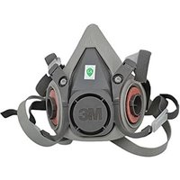 3M XA007702658 6200M Wiederverwendbare Halbmaske, Größe M, Grau, mit 5935PRO2 Partikelfilter - Feinstaubfilter mit Schutzstufe P3 von INEASICER