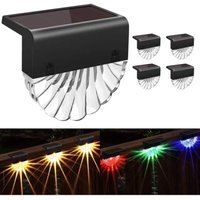 4er-Pack Solarleuchten für den Außenbereich, wasserdicht, solarbetriebene Zaunleuchten für Terrasse, Treppen, Pfosten, Gehweg, Veranda, Auffahrt, von INEASICER