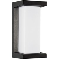 6000K Außenwandleuchte, Combuh 12W Aluminium Außenwandlampe LED Außenlampe Wandleuchten Wasserdicht IP65 Anthrazit Beleuchtung Dekorationsleuchte Für von INEASICER