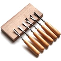 6er-Set Gravierwerkzeuge – Holzschnitzmesser – Holzmeißel für professionelle Tischler und Bildhauer 6er-Set Gravierwerkzeuge – Holzschnitzmesser – Holzmeißel für professionelle Tischler und Bildhauer von INEASICER