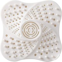 Anti-Blockier-Duschablauf für Badezimmer mit Saugnapf (Weiß) von INEASICER