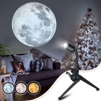 Ineasicer - Baby-Nachtlicht, Mondprojektor, tragbare LED-Mondprojektionslampe, 360 ° drehbarer Ständer, USB-Nachtlicht für Ineasicer - Baby-Nachtlicht, Mondprojektor, tragbare LED-Mondprojektionslampe, 360 ° drehbarer Ständer, USB-Nachtlicht für von INEASICER