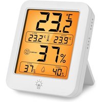 Digitales Innenthermometer und Hygrometer mit Aufzeichnung der maximalen und minimalen Temperatur- und Luftfeuchtigkeitswerte Digitales Innenthermometer und Hygrometer mit Aufzeichnung der maximalen und minimalen Temperatur- und Luftfeuchtigkeitswerte von INEASICER