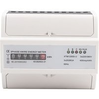 Dreiphasiger 4-Leiter DINRail 20 (80) A digitaler Stromzähler Elektronischer kWh-Zähler von INEASICER
