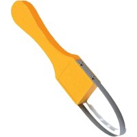 Garden Bandit Hand-Unkrautstecher mit Eisenschlaufe und scharfen Klingen, Hand-Unkrautstecher mit Kunststoffgriff zum Unkrautstechen – Gelb von INEASICER