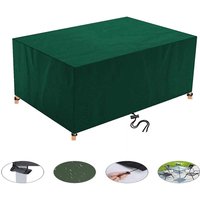 Gartenmöbel-Abdeckung mit Belüftungsöffnungen, wasserdicht, winddicht, UV-beständig, strapazierfähiges 420D-Oxford-Gewebe, Schutzhülle für Tisch- und Gartenmöbel-Abdeckung mit Belüftungsöffnungen, wasserdicht, winddicht, UV-beständig, strapazierfähiges 420D-Oxford-Gewebe, Schutzhülle für Tisch- und von INEASICER