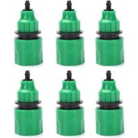 Gartenschlauch Einwegadapter Wasserhahnanschluss Fitting für Bewässerung 6er Pack Gartenschlauch Einwegadapter Wasserhahnanschluss Fitting für Bewässerung 6er Pack von INEASICER