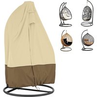 Hängesessel-Abdeckung für Schaukel – 210D Oxford-Gewebe – wasserdicht – winddicht und UV-beständig – 231 x 200 cm, Beige von INEASICER