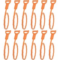 Ineasicer 12-teiliges Rohrreinigungswerkzeug-Set, 50 cm, 49,8 x 0,95 x 0,20 cm von INEASICER