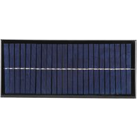 Ineasicer - 2,5 w 12 v polykristallines Silizium-Solarpanel, Kleber, Solarzellen-Batterieladegerät, Mini-Solarpanel-Modul, 213 x 92 mm von INEASICER