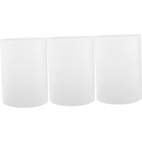 Ineasicer - 3er Set Acryl Lampenschirme Lichtleiste Tischlampe Weiß Lampenschirm Tischlampen Zubehör von INEASICER