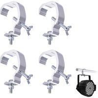 Ineasicer - 4-teilige Bühnenlichtklemmen, Bühnenlampenclip, robuste Bühnenlichtklemme, für Traversenklemmen und DJ-Scheinwerfer, geeignet für 30–52 von INEASICER