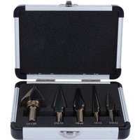 Ineasicer - 5Pcs hss Schritt Bohrer Bits Senker Schritt Bohrer Kit Power Tool mit Lagerung Box von INEASICER